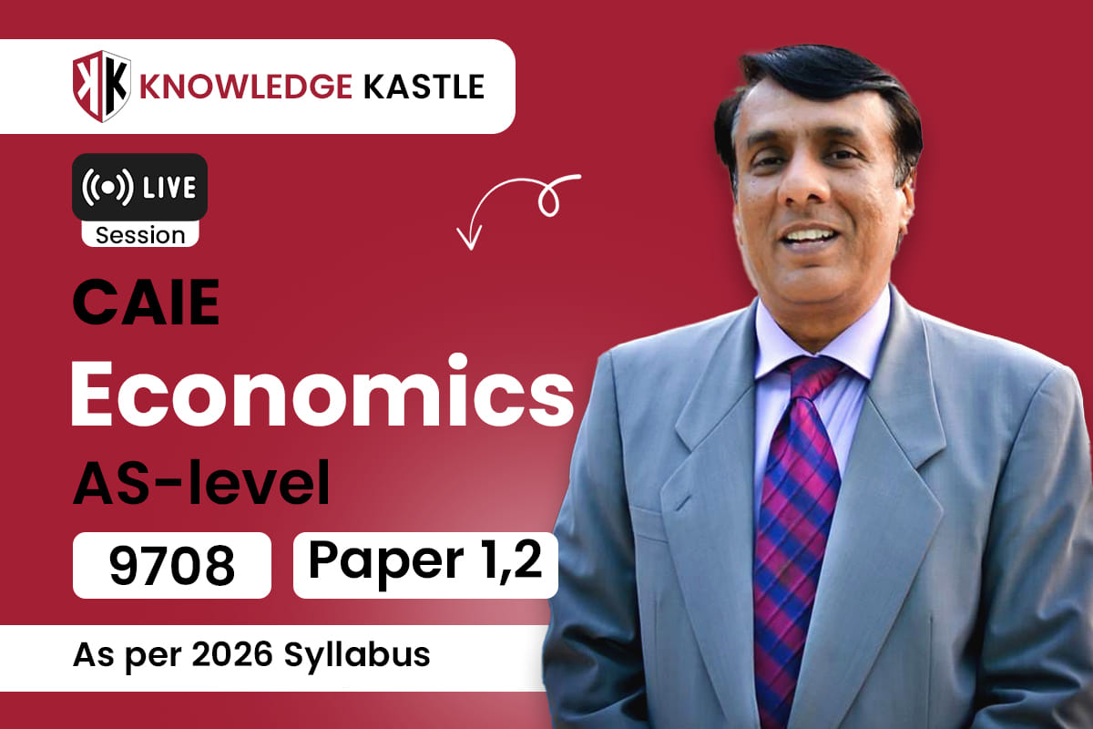 Live Session 📺 : AsLevel – Economics 9708