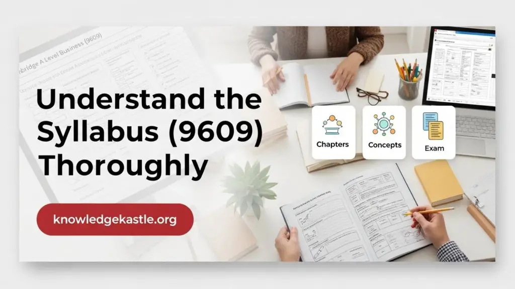 Understand the Syllabus (9609) Thoroughly