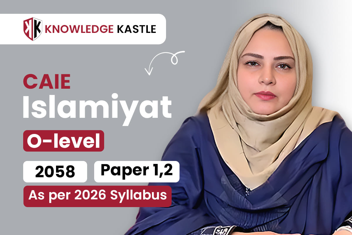 Islamiyat 2058 : OLEVEL : RECORDED
