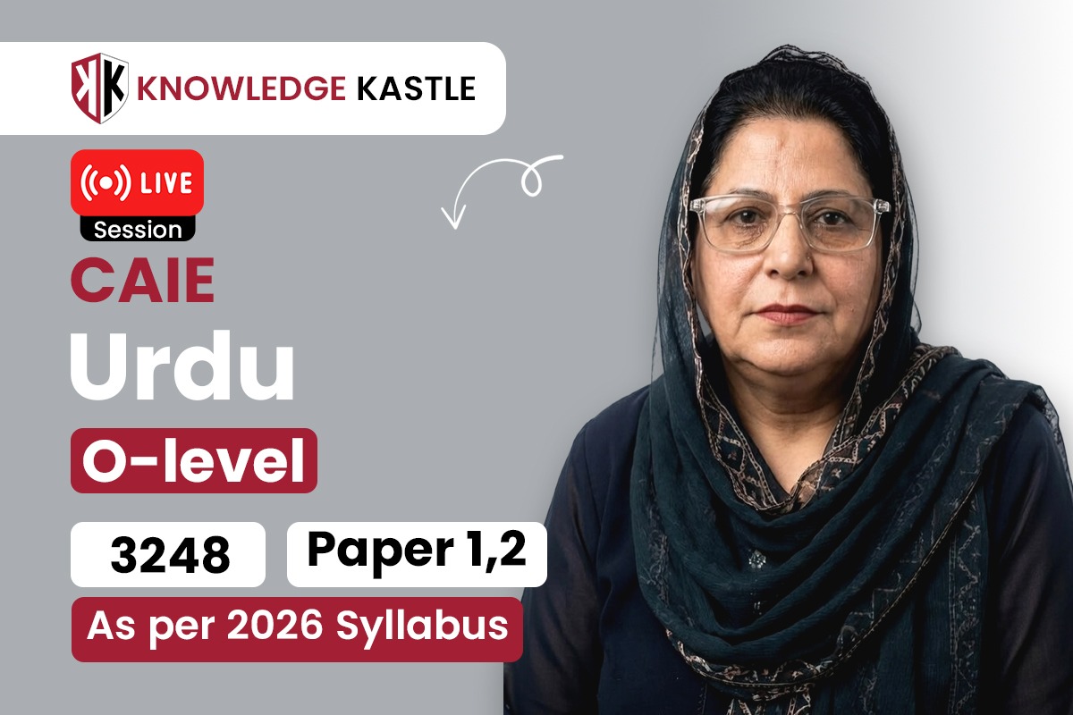 Live Session 📺 : OLevel – Urdu 3248