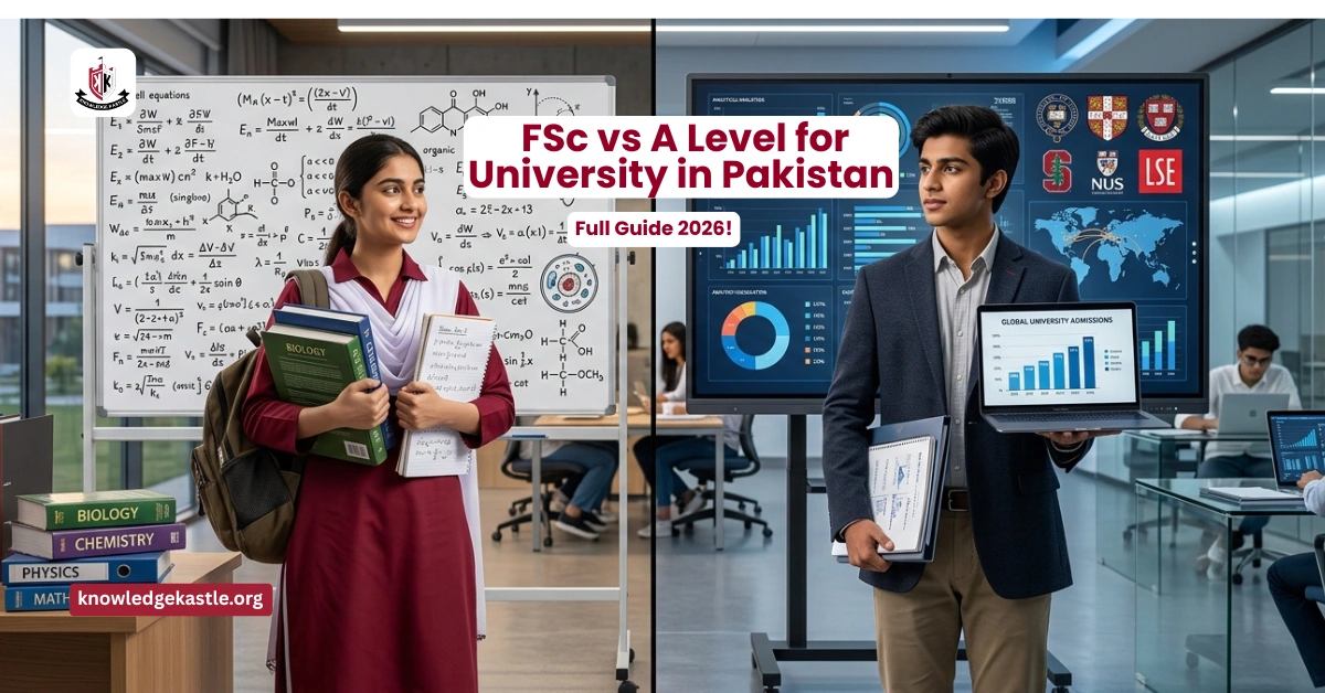 FSc vs A Level for University in Pakistan