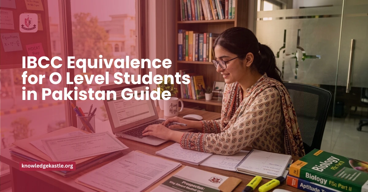 IBCC Equivalence for O Level Students in Pakistan Guide