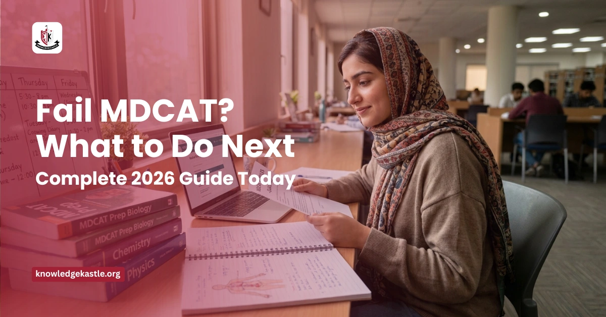 Fail MDCAT What to Do Next.