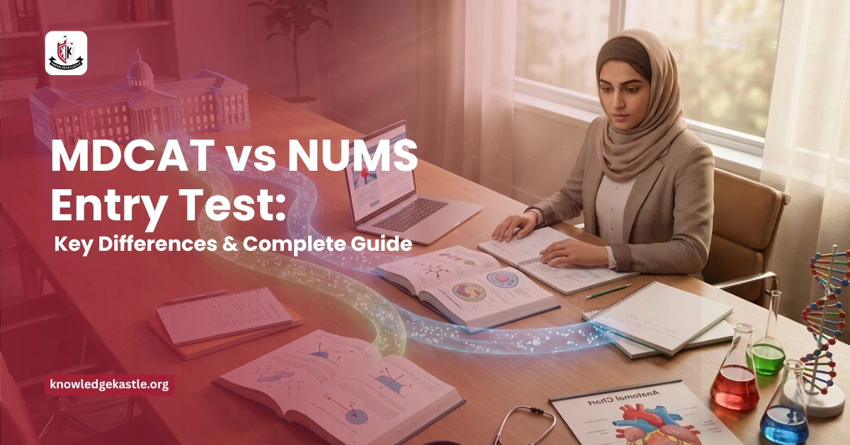 MDCAT vs NUMS Entry Test
